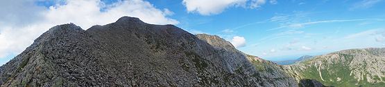 mount katahdin knife edge trail baxter peak south peak